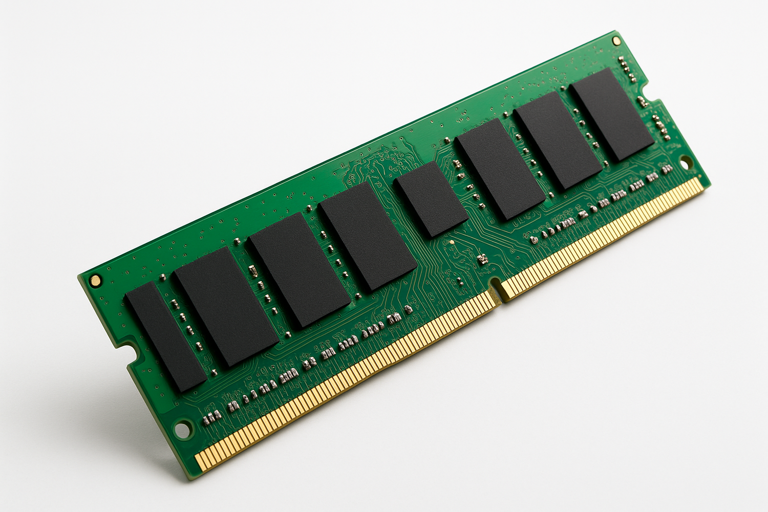 it should be a single ram, not two. also it should standard black DRAM ICs
